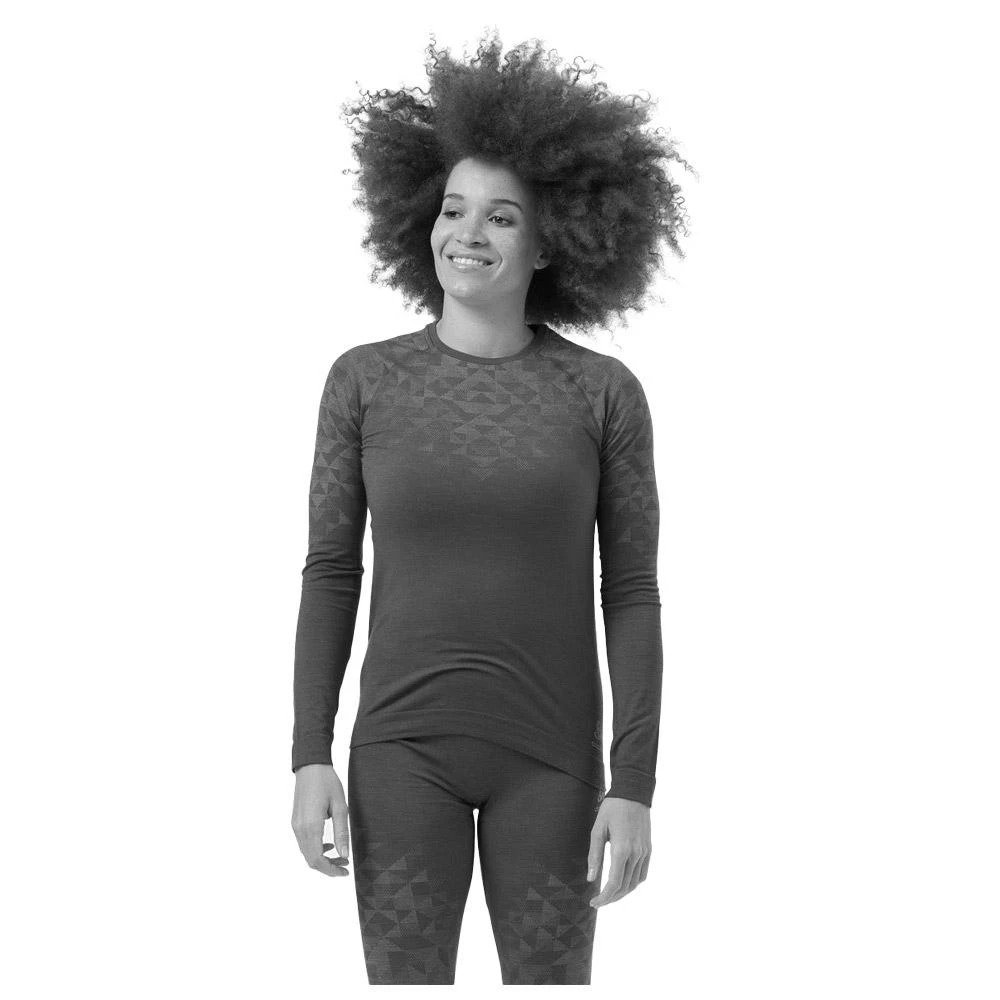 Technical Underwear Odlo Kinship PW 200 BL Top Crew Neck LS Wmn Blue Wing Teal Melange 5 Technical Underwear Odlo Kinship PW 200 BL Top Crew Neck LS Wmn Blue Wing Teal Melange - Image 3