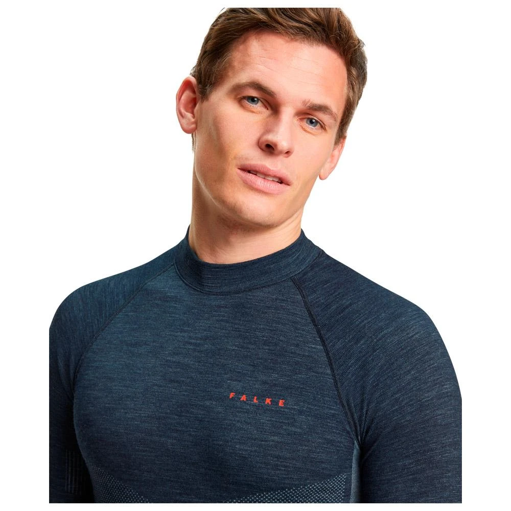 Technical Underwear Falke Wool-Tech Longsleeved Shirt Trend M Space Blue 7 Technical Underwear Falke Wool-Tech Longsleeved Shirt Trend M Space Blue - Image 5