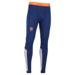 Nordic Thermal Underwear Bjorn Daehlie Training Wool Pants Estate Blue