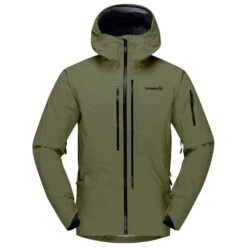 Ski Jacket Norrona Lofoten Gore-Tex Pro Olive Night