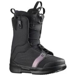 Boots Salomon Pearl Black Royal Lila
