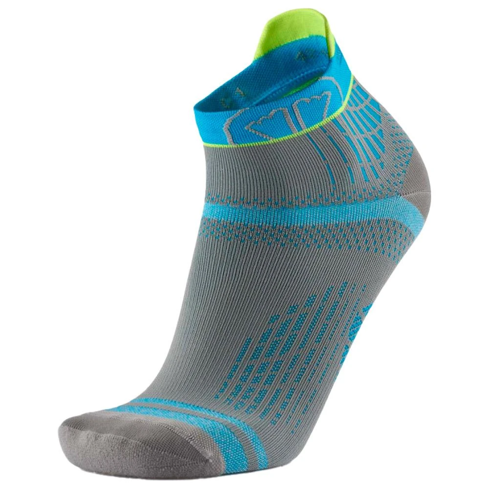 Socks Sidas Run Feel Gris Turquoise 3 Socks Sidas Run Feel Gris Turquoise