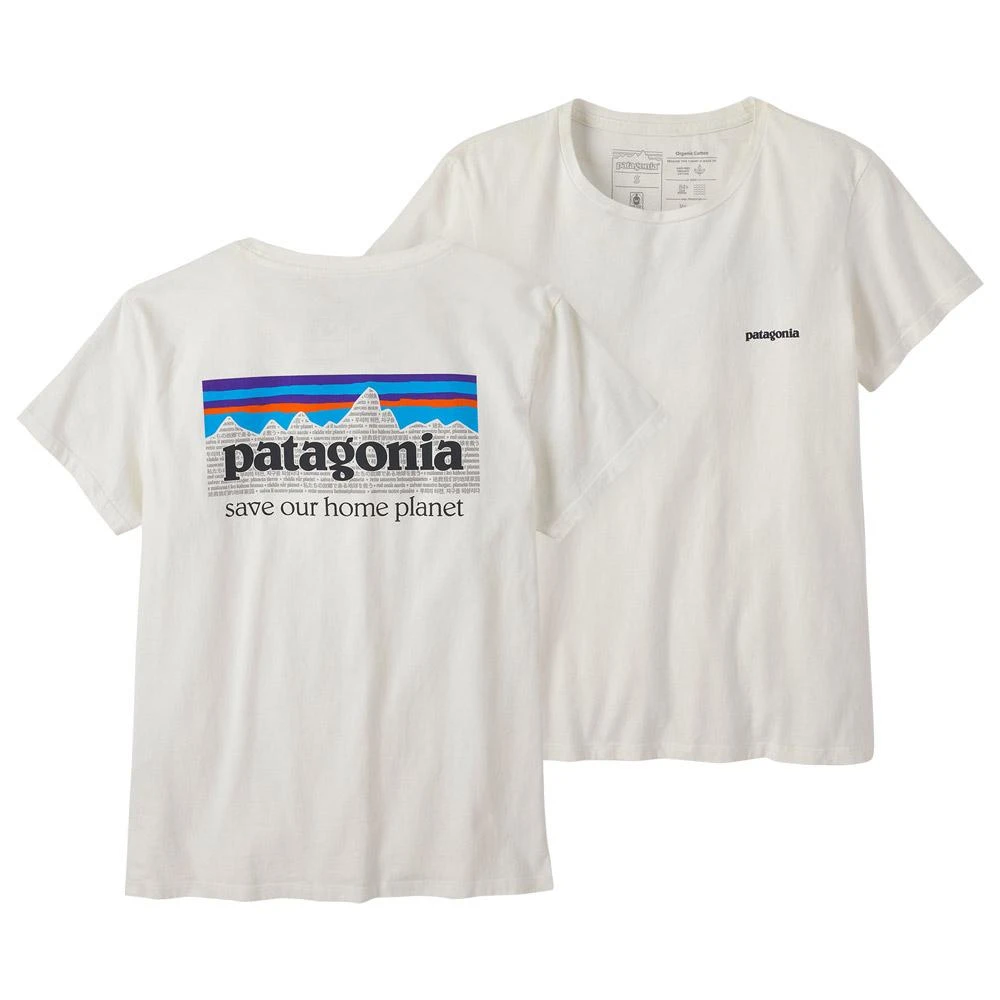 Tee-Shirt Patagonia P-6 Mission Organic Birch White 5 Tee-Shirt Patagonia P-6 Mission Organic Birch White - Image 3