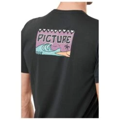 Tee-Shirt Picture Timont Surf Tee Black -Glis Shop 8a5648298db1d1d1ae81abb72497e41e46e2fd29 E23PICTTEH3364237 906