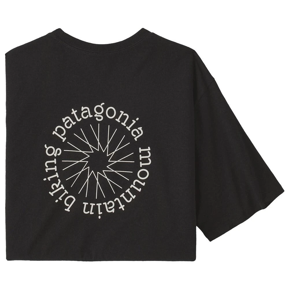 Tee-Shirt Patagonia M's Spoke Stencil Responsibili-Tee Ink Black 3 Tee-Shirt Patagonia M's Spoke Stencil Responsibili-Tee Ink Black