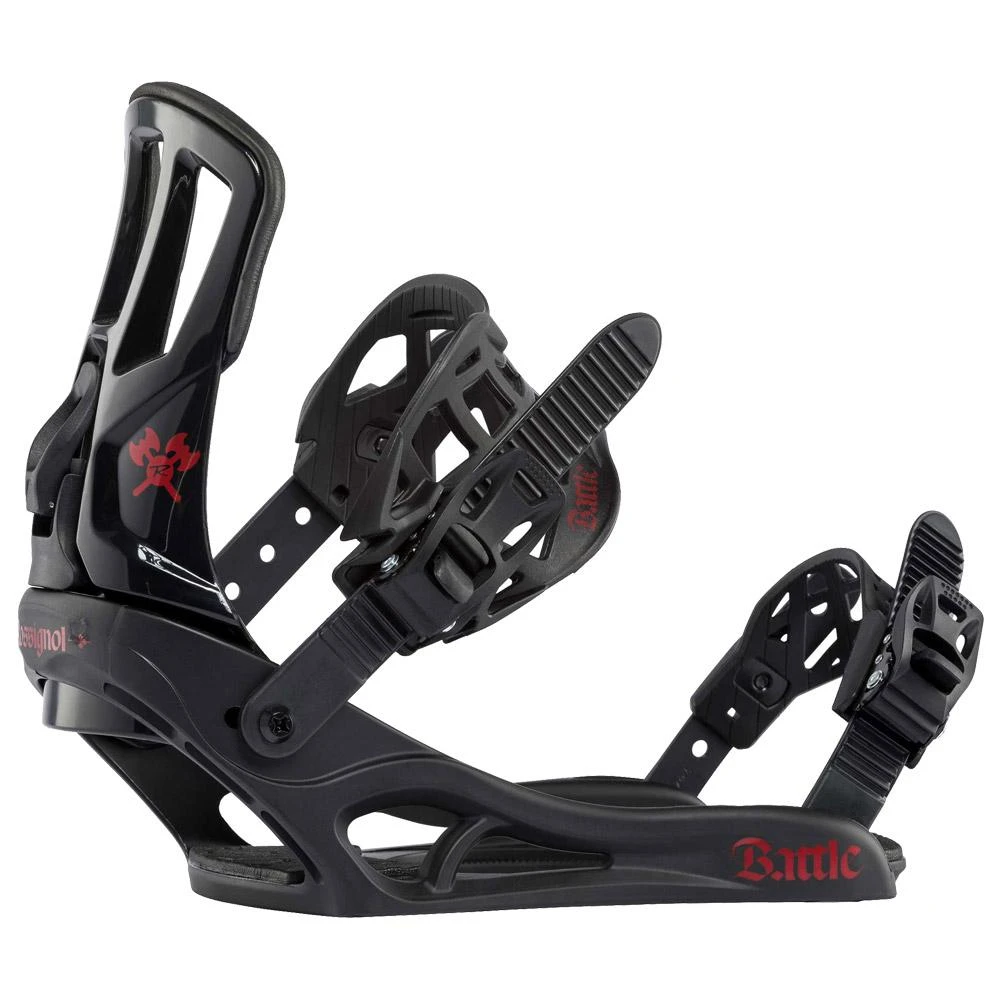 Snowboard Binding Rossignol Battle Black Red 3 Snowboard Binding Rossignol Battle Black Red