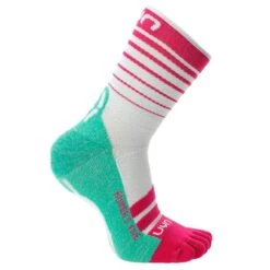 Socks Uyn Runner's Five Woman White Green Fuchsia -Glis Shop 93d48788ac6fb69eddfcccfa5056f95a02e6c1be E230UYNACC3392688 6