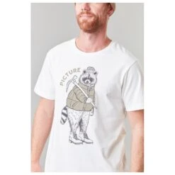 Tee-Shirt Picture Trenton White -Glis Shop 944baa09873d6cffea010788fdd70a2781338041 H23PICTTEH2264961 901