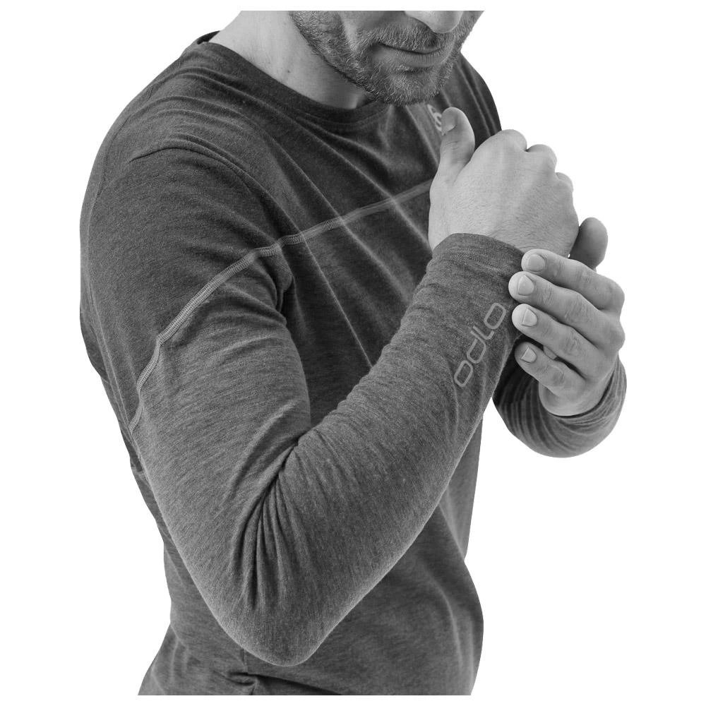 Technical Underwear Odlo Revelstoke PW 150 BL Top Crew Neck LS Odlo Graphite Grey Melange 8 Technical Underwear Odlo Revelstoke PW 150 BL Top Crew Neck LS Odlo Graphite Grey Melange - Image 6