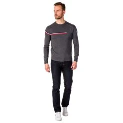 Sweater Rossignol Odysseus Round Neck Heather Grey -Glis Shop 96b2a8e9097f91030baec6c235bdc119051b27a8 H23ROSSTEH3375206 7