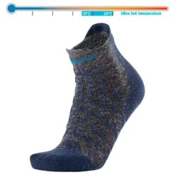 Socks Therm-Ic Trekking Ultra Cool Linen Ankle Grey Navy