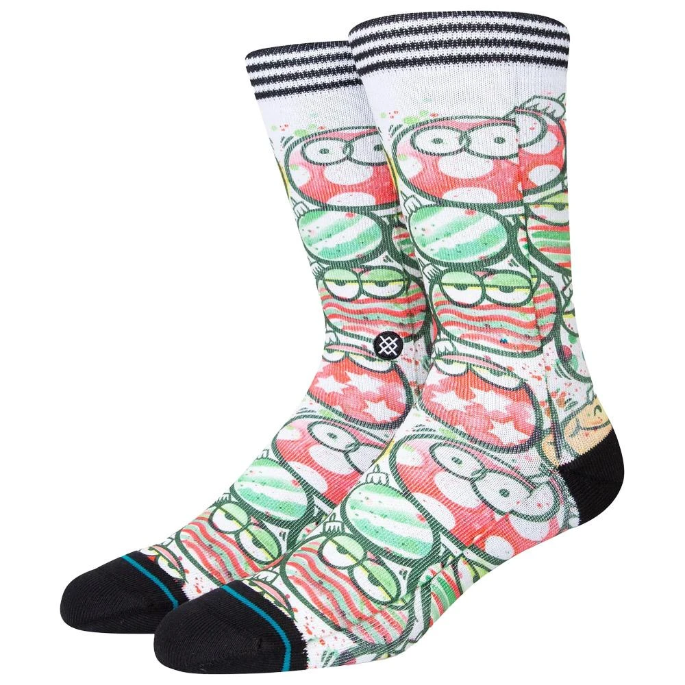 Socks Stance Crew Sock Kevin Lyons Ornament White 3 Socks Stance Crew Sock Kevin Lyons Ornament White