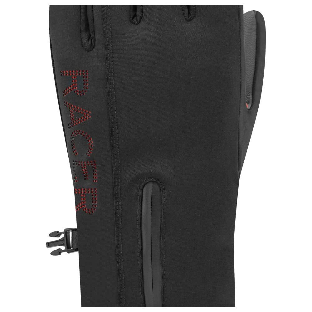 Gloves Racer Tracks 4 Black Red 4 Gloves Racer Tracks 4 Black Red - Image 2