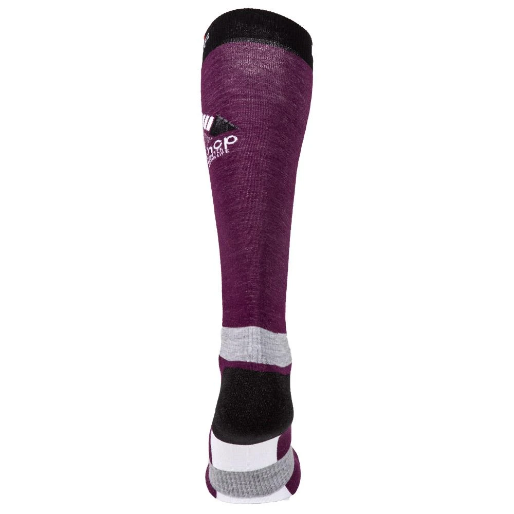 Socks La Chaussette De France Merino Ski Socks Women Mauve 5 Socks La Chaussette De France Merino Ski Socks Women Mauve - Image 3