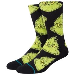Socks Stance Crew Sock Mean One Black