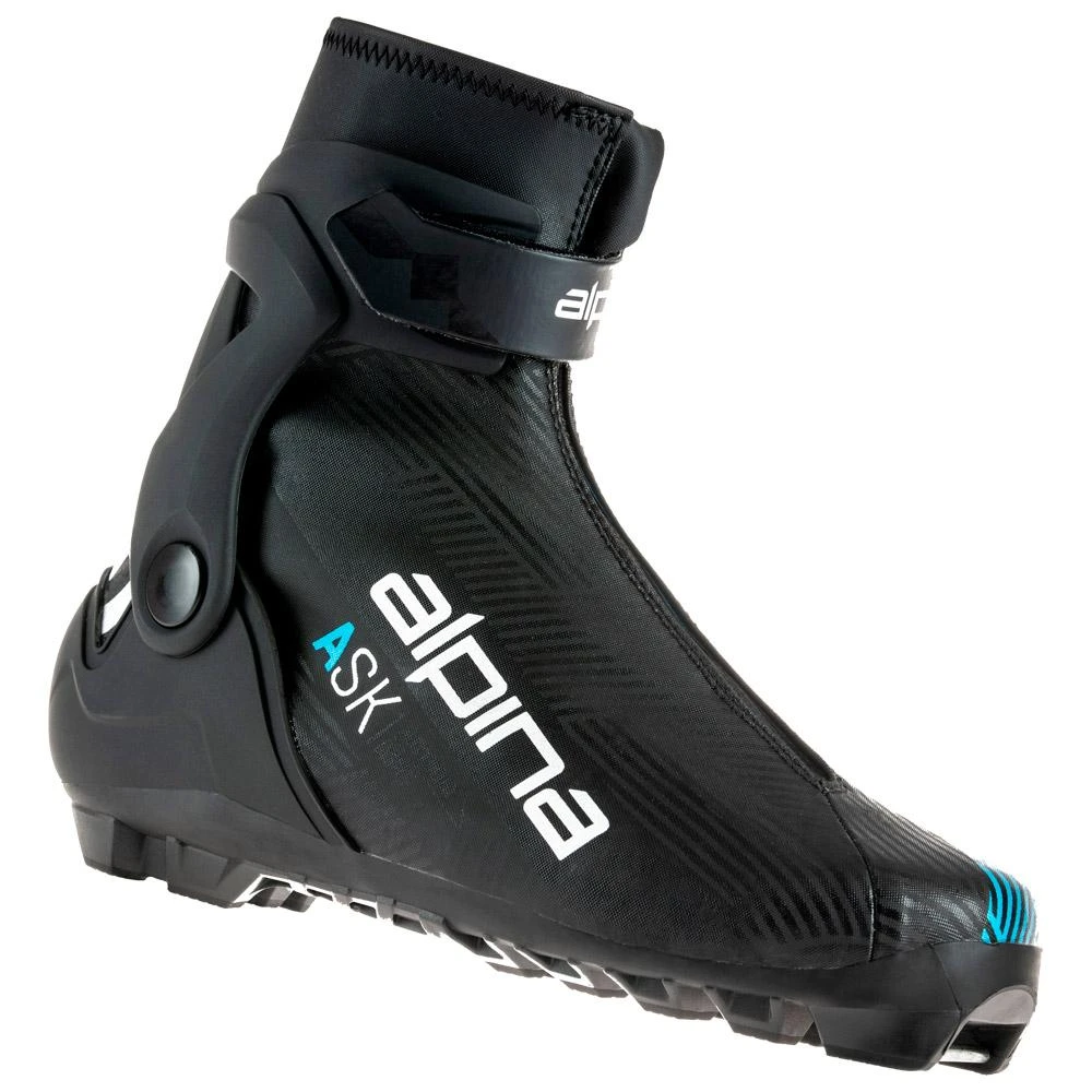 Nordic Ski Boot Alpina Action Skate Eve Black Blue White 3 Nordic Ski Boot Alpina Action Skate Eve Black Blue White