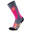 Socks Uyn Ski All Mountain Lady Medium Grey Melange Pink