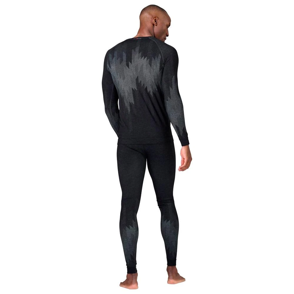 Technical Underwear Odlo Kinship PW 200 BL Top Crew Neck LS Black Melange 6 Technical Underwear Odlo Kinship PW 200 BL Top Crew Neck LS Black Melange - Image 4