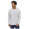 Tee-Shirt Patagonia P-6 Logo Responsibili-Tee L/S White -Glis Shop a8bd942b19bfad7640e2e088ef0a98aac91a564a E23PATATEH3366313 0