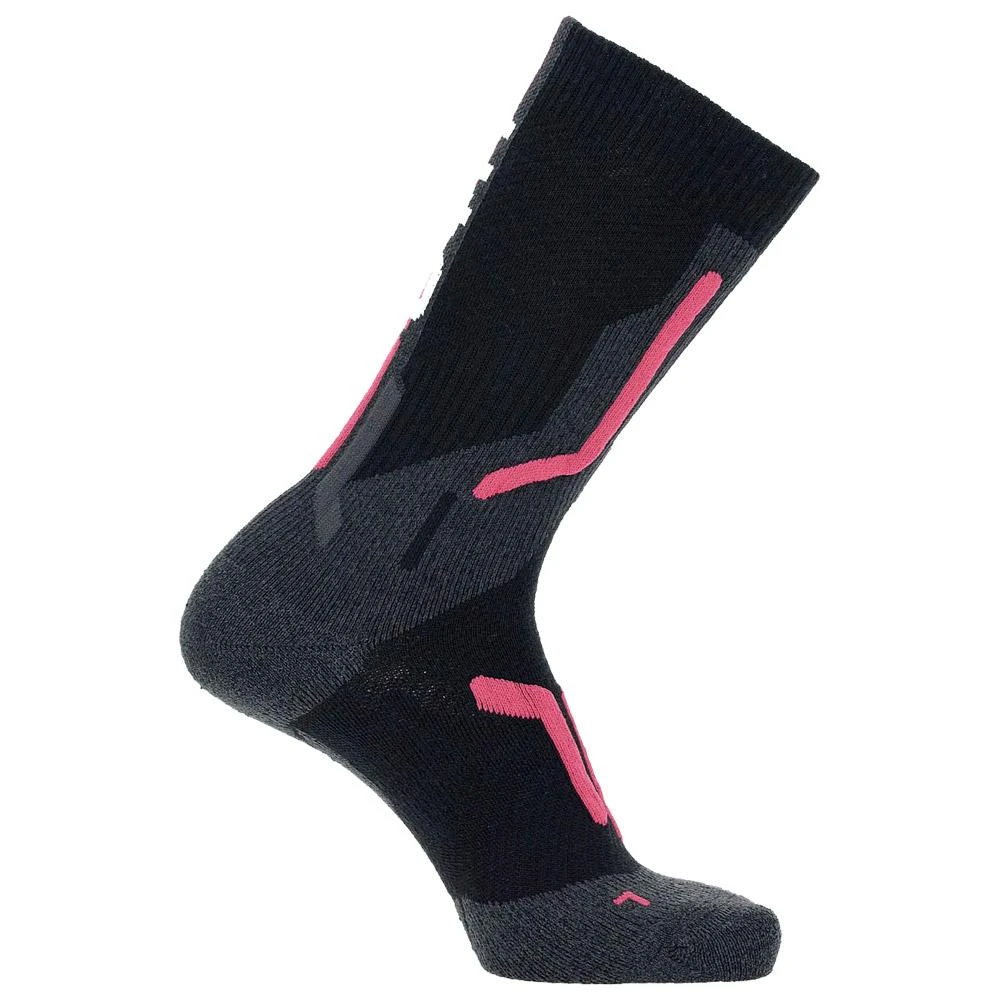 Nordic Sock Uyn W Ski Cross Country 2In Socks Black Pink 4 Nordic Sock Uyn W Ski Cross Country 2In Socks Black Pink - Image 2