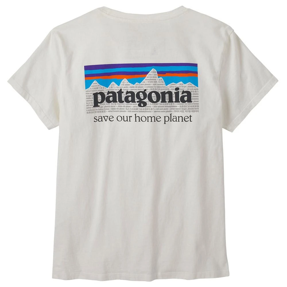 Tee-Shirt Patagonia P-6 Mission Organic Birch White 4 Tee-Shirt Patagonia P-6 Mission Organic Birch White - Image 2