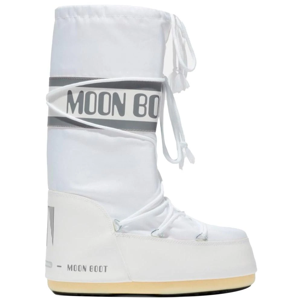 Snow Boots Moon Boot Nylon Blanc Jr 3 Snow Boots Moon Boot Nylon Blanc Jr