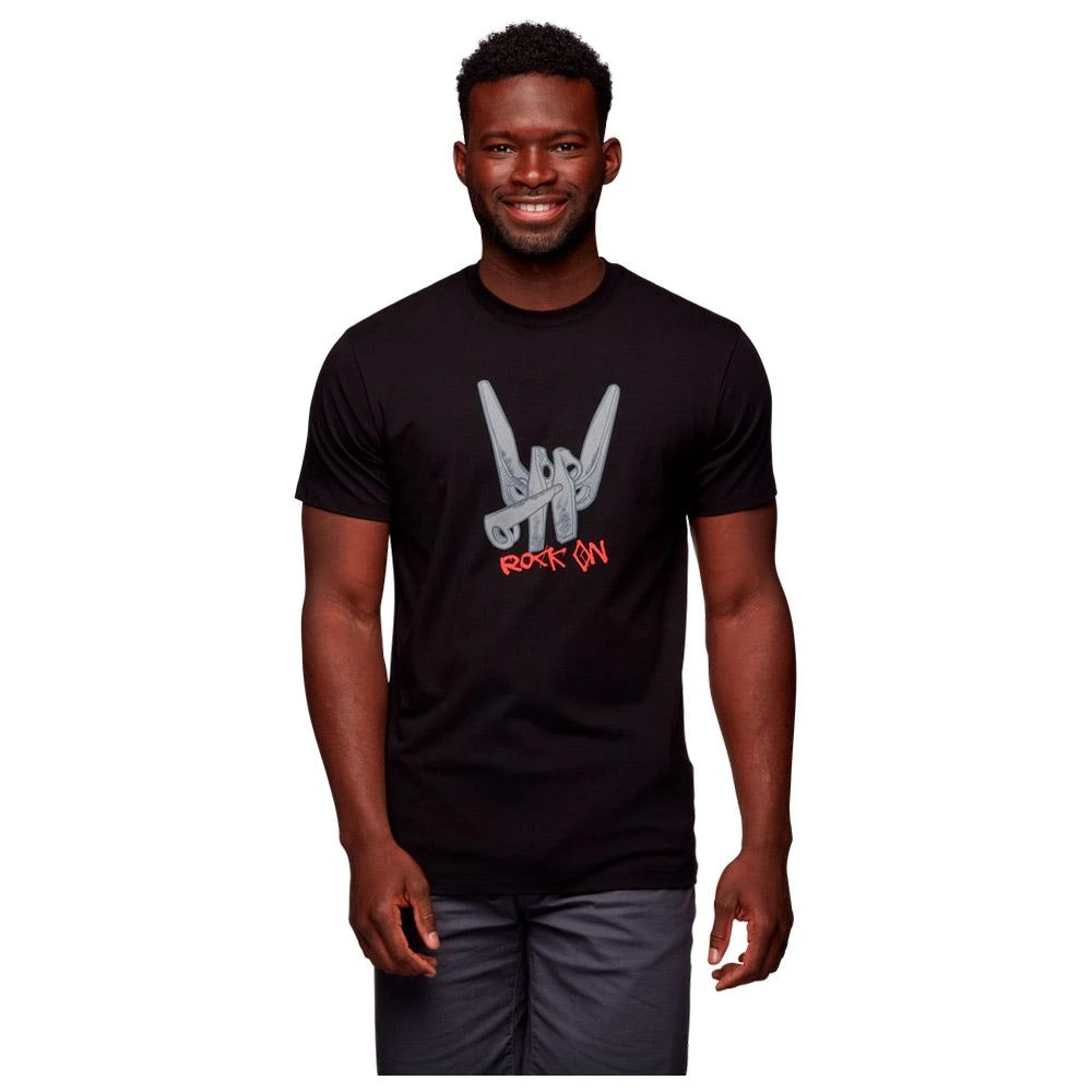 Tee-Shirt Black Diamond M Rock On Tee Black 5 Tee-Shirt Black Diamond M Rock On Tee Black - Image 3
