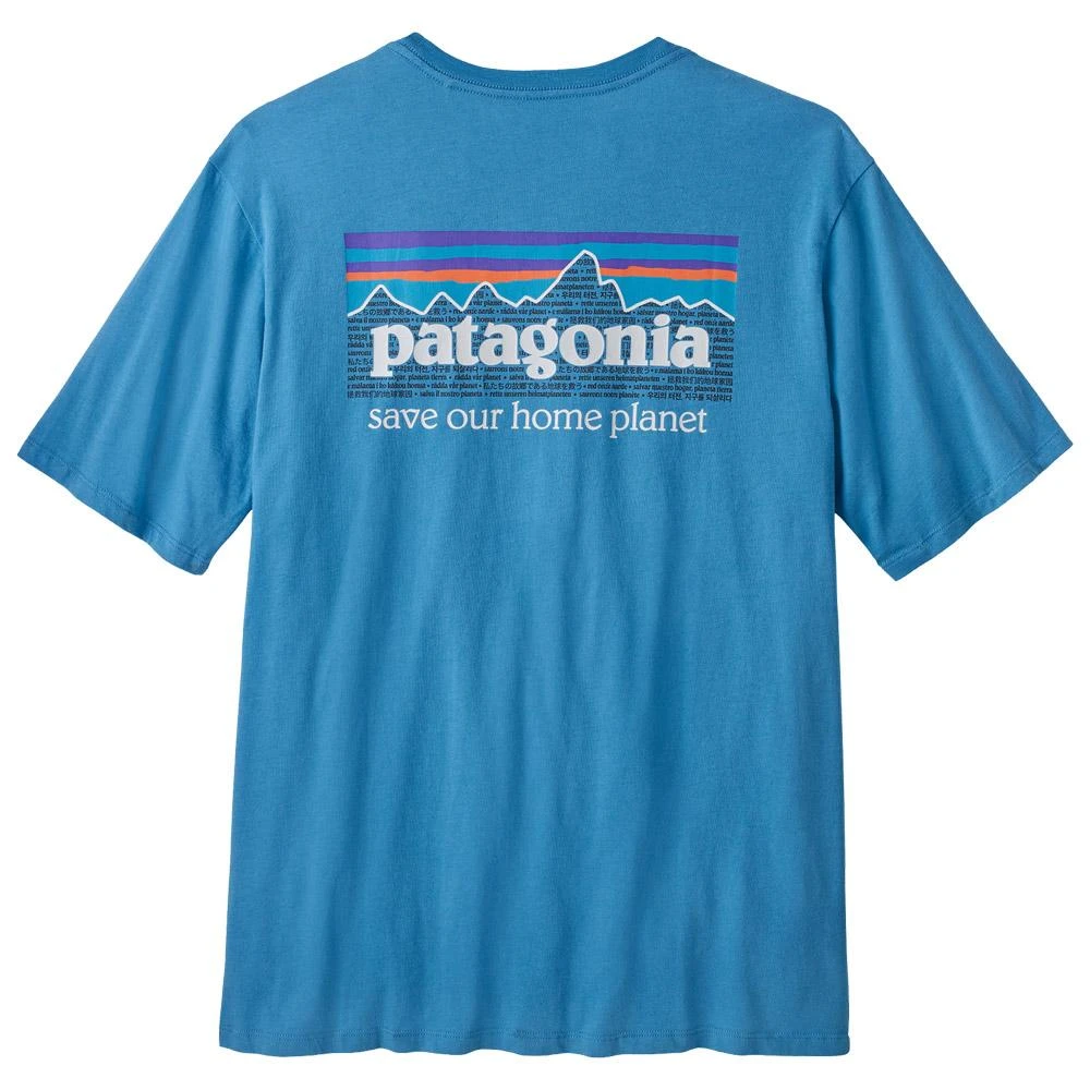 Tee-Shirt Patagonia P-6 Mission Organic Anacapa Blue 4 Tee-Shirt Patagonia P-6 Mission Organic Anacapa Blue - Image 2