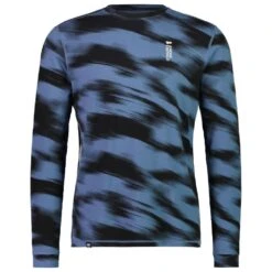Technical Underwear Mons Royale Europe M's Cascade Ls Blue Motion