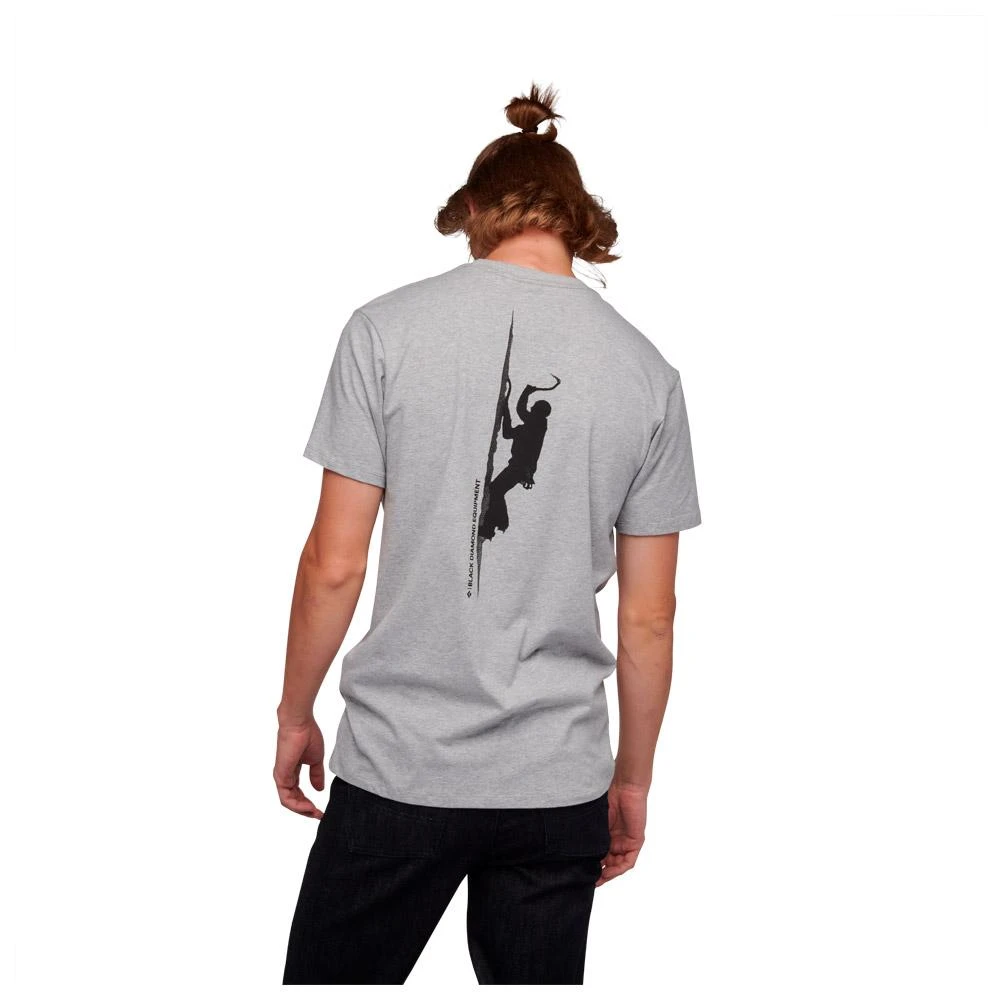Tee-Shirt Black Diamond Ice Climber Tee Nickel Heather 4 Tee-Shirt Black Diamond Ice Climber Tee Nickel Heather - Image 2