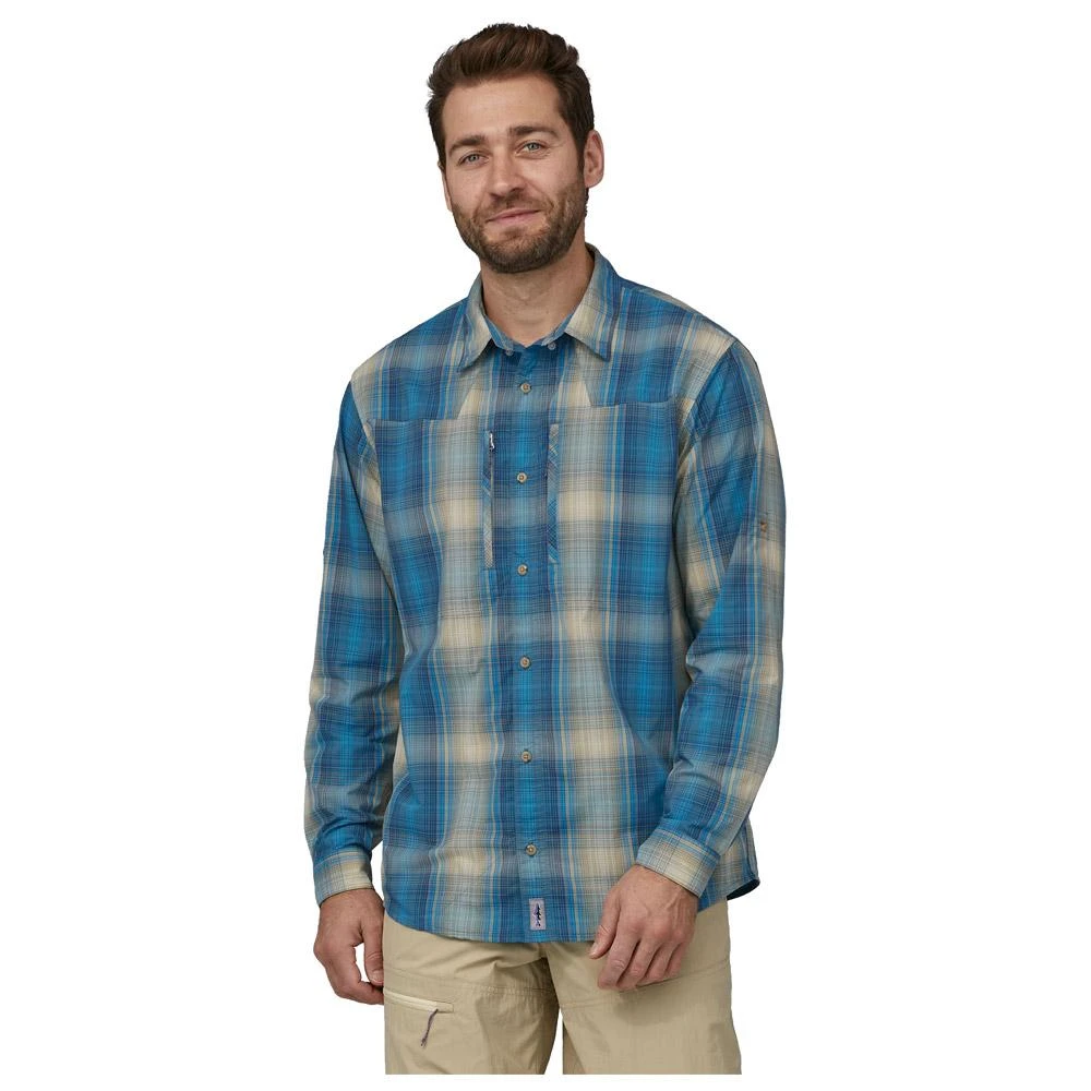 Shirt Patagonia Sun Stretch San Miguel Wavy Blue 4 Shirt Patagonia Sun Stretch San Miguel Wavy Blue - Image 2