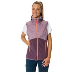 Sleeveless Jacket Vaude Women's Brenva Vest Lilac Dusk -Glis Shop bf1a70f8a8e88b37237f0e924b3ffe73af934280 E22VAUDTTH2220391 4
