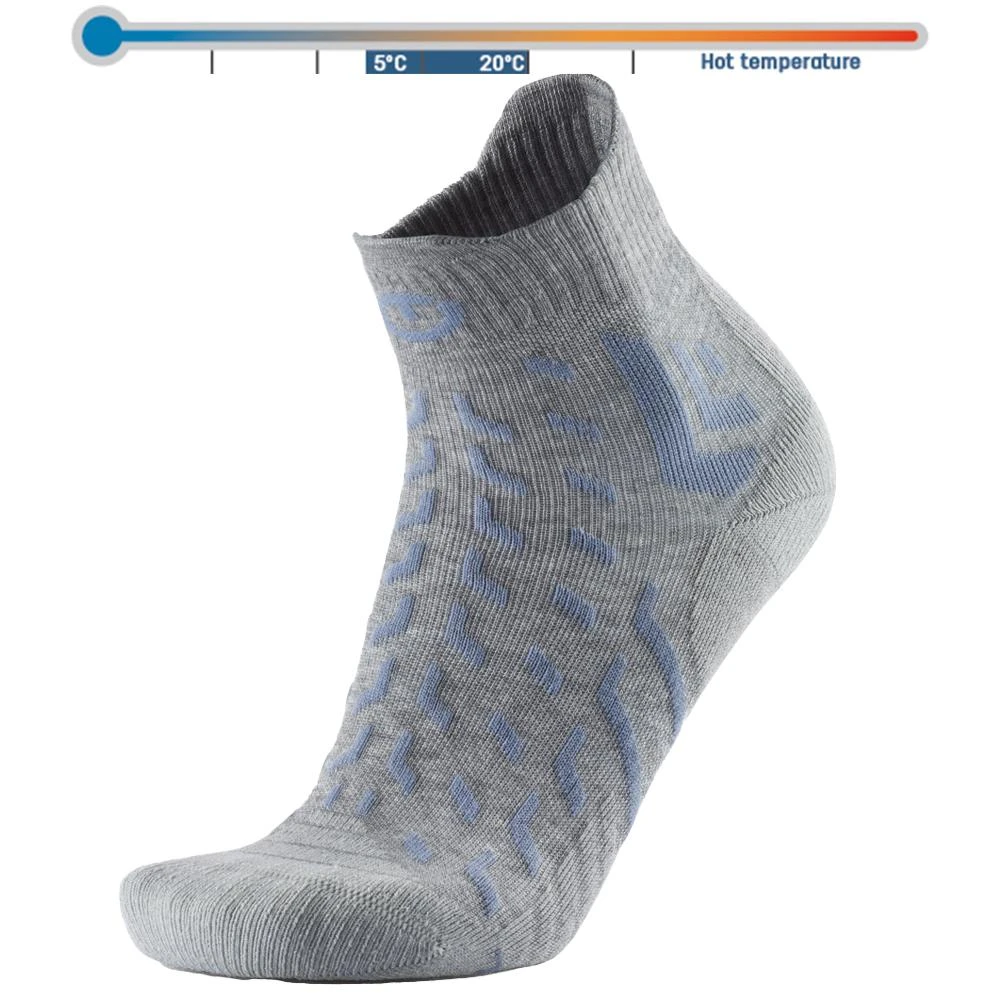 Socks Therm-Ic Trekking Cool Light Ankle Gris Bleu 3 Socks Therm-Ic Trekking Cool Light Ankle Gris Bleu