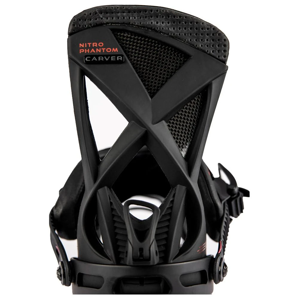 Snowboard Binding Nitro Phantom Carver Red 6 Snowboard Binding Nitro Phantom Carver Red - Image 4