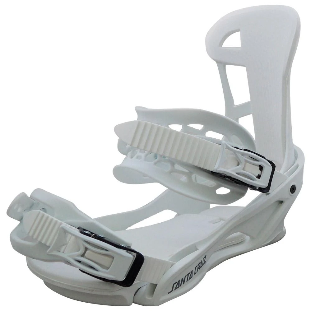 Snowboard Binding Santa Cruz Sender White 3 Snowboard Binding Santa Cruz Sender White