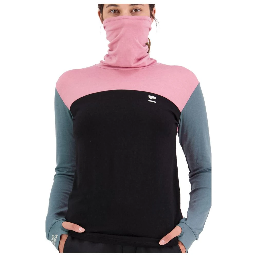 Technical Underwear Mons Royale Europe W's Yotei High Neck Dusty Pink Burnt Sage 7 Technical Underwear Mons Royale Europe W's Yotei High Neck Dusty Pink Burnt Sage - Image 5