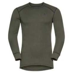 Technical Underwear Odlo Pack De 2 Active Warm Crew Neck LS Climbing Ivy Black