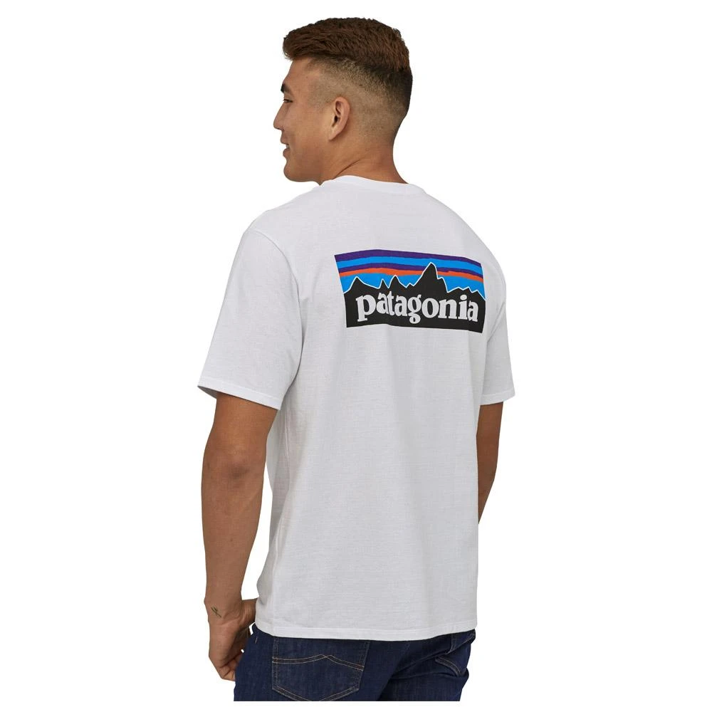 Tee-Shirt Patagonia P-6 Logo Responsibili-Tee White 4 Tee-Shirt Patagonia P-6 Logo Responsibili-Tee White - Image 2