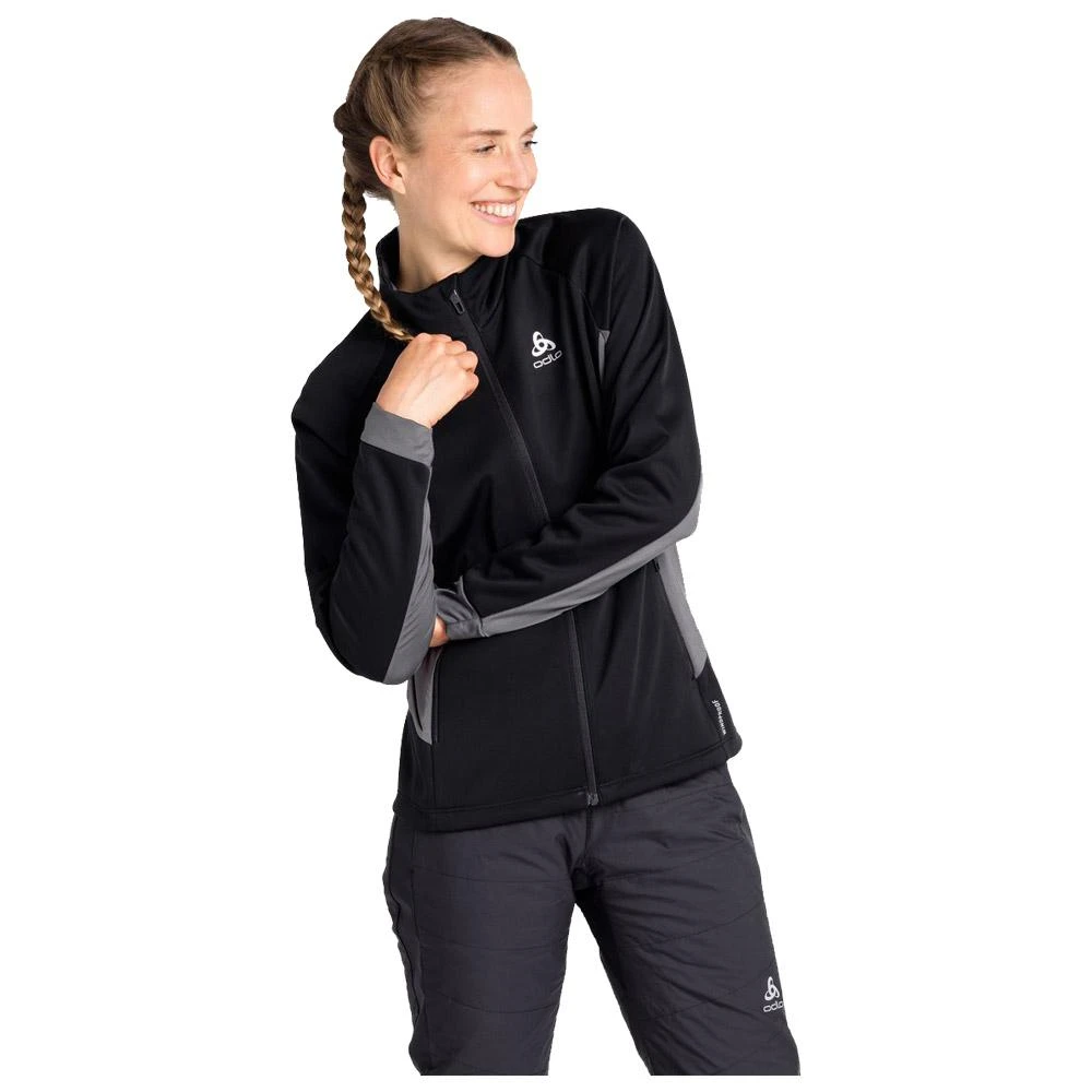 Nordic Jacket Odlo Brensholmen Wmn Jkt Black/Graphite Grey 6 Nordic Jacket Odlo Brensholmen Wmn Jkt Black/Graphite Grey - Image 4