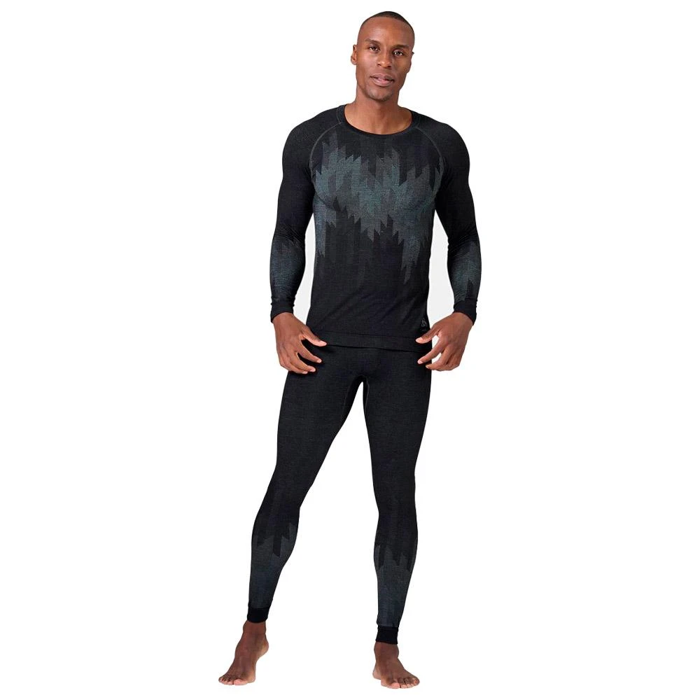 Technical Underwear Odlo Kinship PW 200 BL Top Crew Neck LS Black Melange 5 Technical Underwear Odlo Kinship PW 200 BL Top Crew Neck LS Black Melange - Image 3