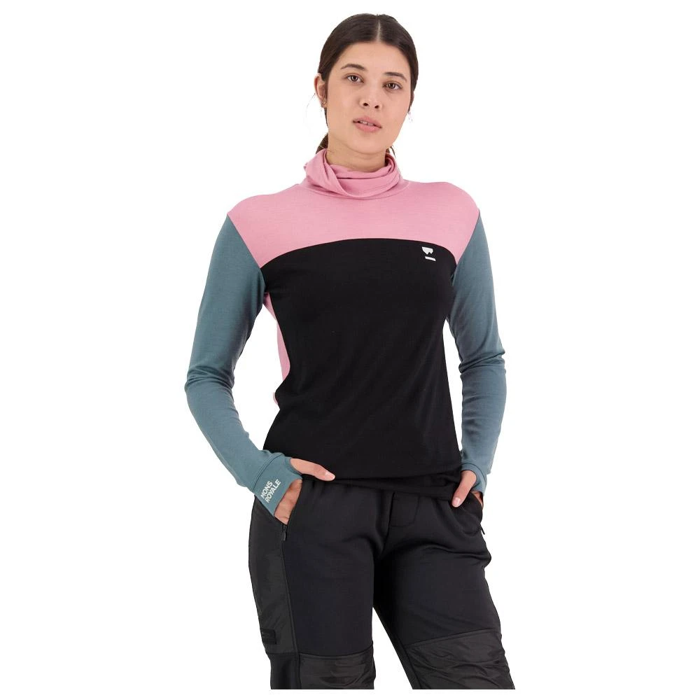 Technical Underwear Mons Royale Europe W's Yotei High Neck Dusty Pink Burnt Sage 5 Technical Underwear Mons Royale Europe W's Yotei High Neck Dusty Pink Burnt Sage - Image 3