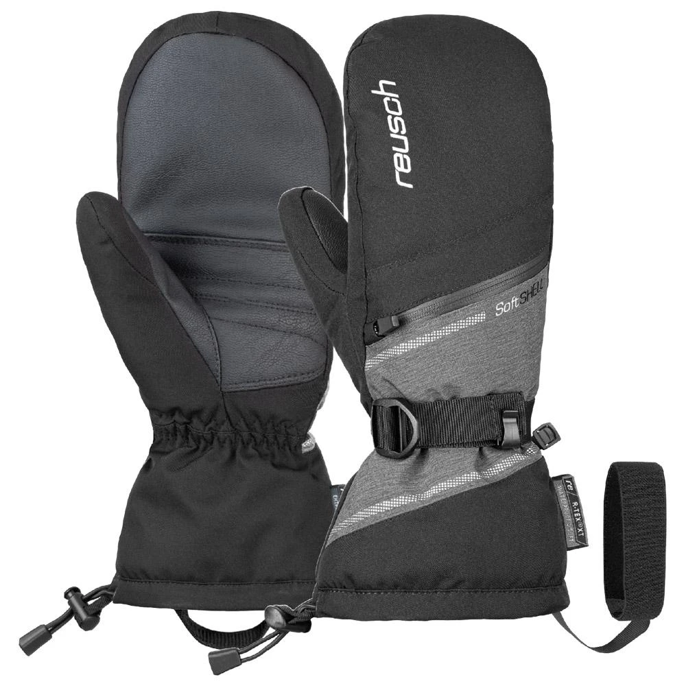 Mitten Reusch Demi R-Tex Xt Mitten Black Grey Melange Silver 5 Mitten Reusch Demi R-Tex Xt Mitten Black Grey Melange Silver - Image 3