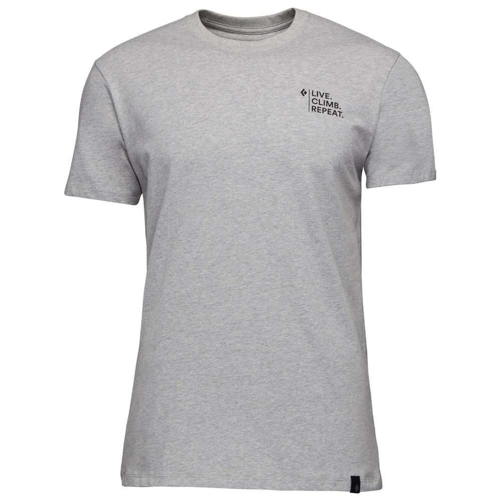 Tee-Shirt Black Diamond Ice Climber Tee Nickel Heather 3 Tee-Shirt Black Diamond Ice Climber Tee Nickel Heather
