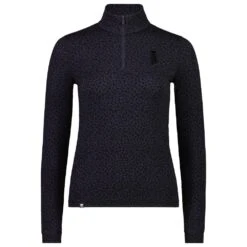 Technical Underwear Mons Royale Europe W's Cascade 1/4 Zip Arctic Leopard