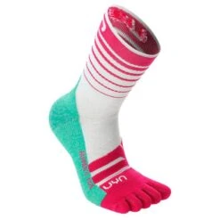 Socks Uyn Runner's Five Woman White Green Fuchsia