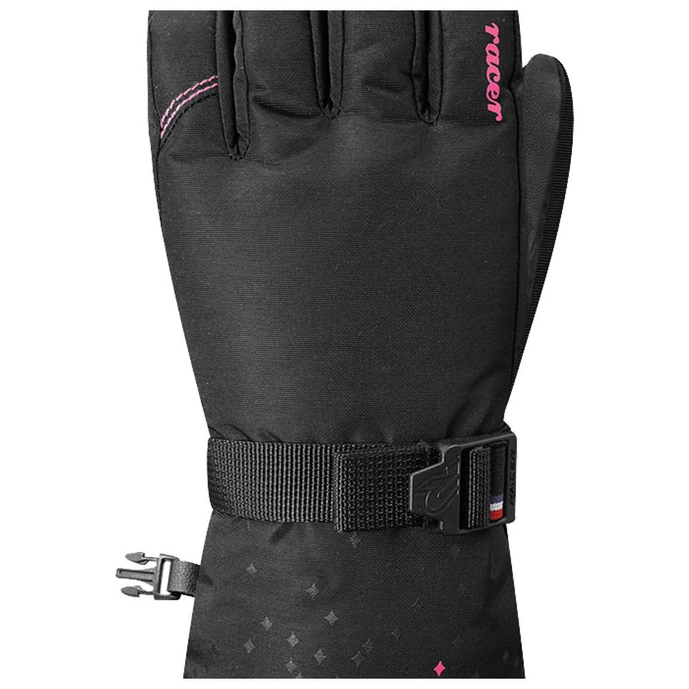 Gloves Racer Aurore 8 Black Pink 4 Gloves Racer Aurore 8 Black Pink - Image 2