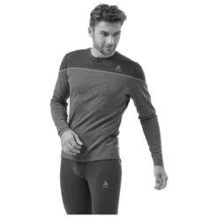 Technical Underwear Odlo Revelstoke PW 150 BL Top Crew Neck LS Odlo Graphite Grey Melange 11 Technical Underwear Odlo Revelstoke PW 150 BL Top Crew Neck LS Odlo Graphite Grey Melange -Glis Shop f1057362e8ff8a502ddc6c986151dad4aa874994 H23ODLOACC2258290 4