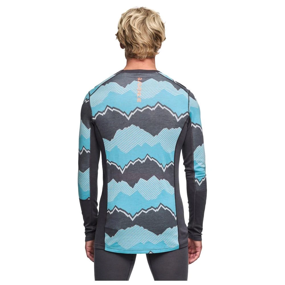 Nordic Thermal Underwear Bjorn Daehlie Mountain Wool Long Sleeve Delphium Blue 6 Nordic Thermal Underwear Bjorn Daehlie Mountain Wool Long Sleeve Delphium Blue - Image 4
