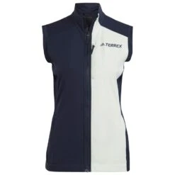 Sleeveless Jacket Adidas W Xpr Xc Vst Legend Ink Linen Green