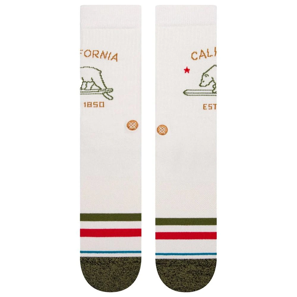 Socks Stance Crew Sock California Republic 2 Offwhite 5 Socks Stance Crew Sock California Republic 2 Offwhite - Image 3